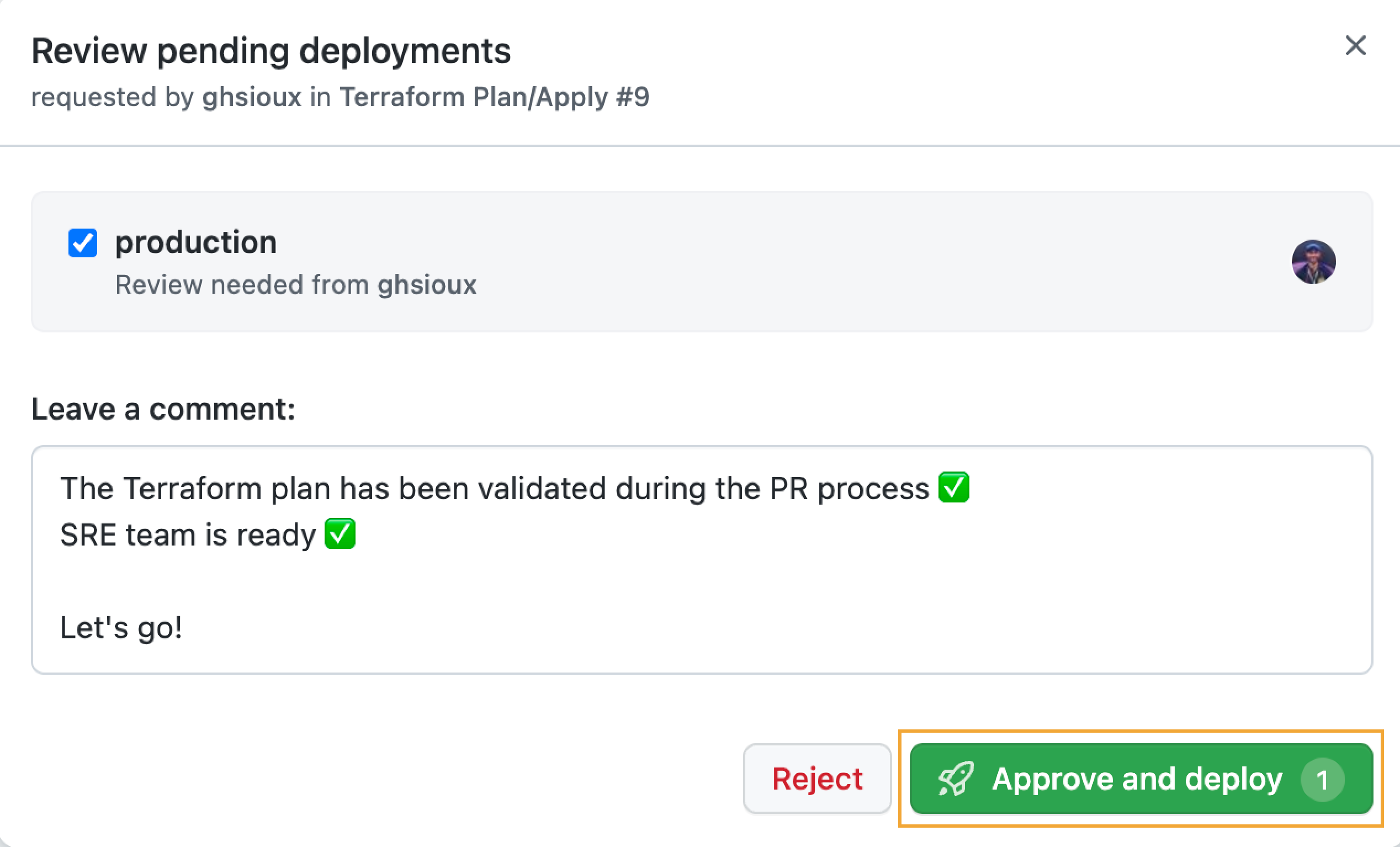 deploymend review done